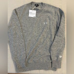 Uniqlo Kaws Limited Edition Cashmere Gray Sweater